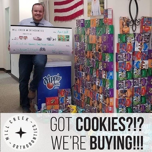 Mill Creek buying Girl Scout Cookies